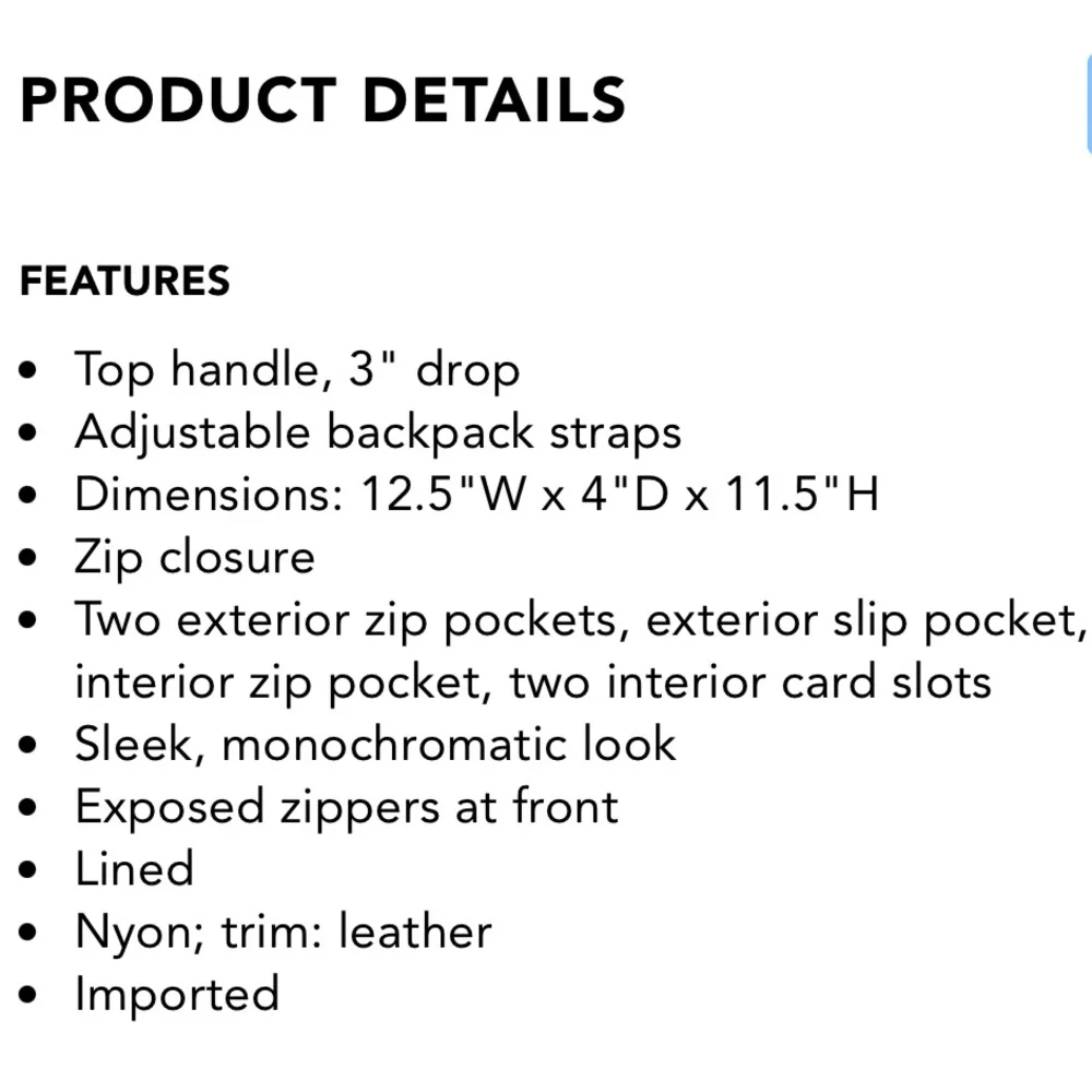 Botkier Backpack - Picture 2 of 5